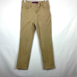 Gloria Vanderbilt Tan Jeans 6P
